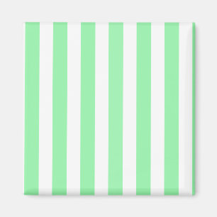 Aimant Bandes de bonbons vertes et blanches