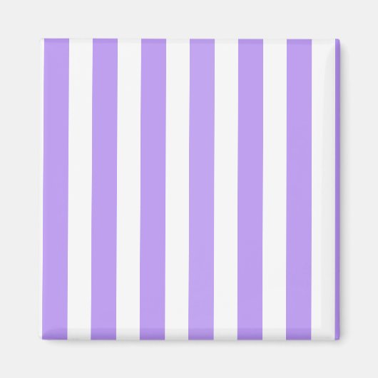 Aimant Bandes de bonbons violettes et blanches (Devant)