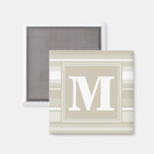 Aimant Bandes de grès monogramme (Recto/Verso)