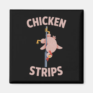 Aimant Bandes de poulet drôle de poulet dansant Rbeque