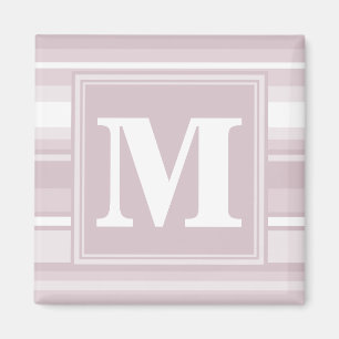Aimant Bandes de quartz roses monogrammes