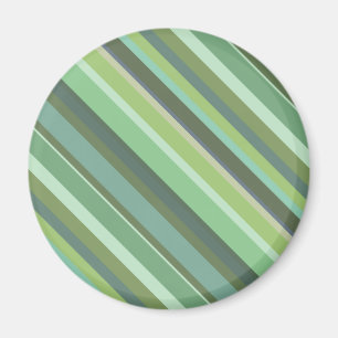 Aimant Bandes diagonales vert olive