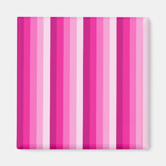 Aimant Bandes d'ombre rose chaud (Devant)