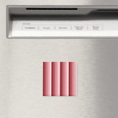 Aimant Bandes d'ombre rouges (In Situ (Lave-vaisselle))