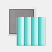 Aimant Bandes d'ombre turquoise (Recto/Verso)
