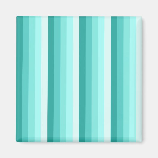 Aimant Bandes d'ombre turquoise (Devant)
