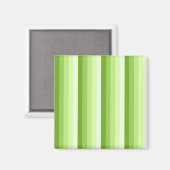 Aimant Bandes d'ombre vert citron (Recto/Verso)