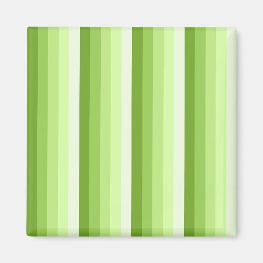 Aimant Bandes d'ombre vert citron (Devant)