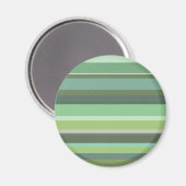 Aimant Bandes horizontales vert olive (Recto/Verso)