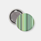 Aimant Bandes horizontales vert olive (Recto/Verso)