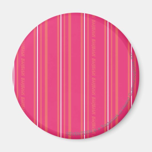 Aimant Bandes minces Magenta (Devant)
