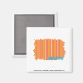 Aimant Bandes minces Orange 2 (Recto/Verso)