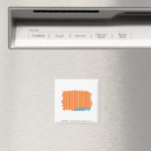 Aimant Bandes minces Orange 2 (In Situ (Lave-vaisselle))
