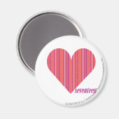 Aimant Bandes minces rose 3 (Recto/Verso)