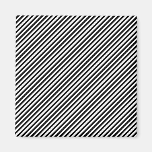 Aimant Bandes noires et blanches (Devant)