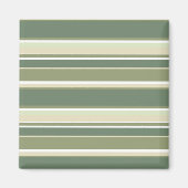 Aimant Bandes vert olive (Devant)