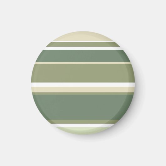 Aimant Bandes vert olive (Devant)
