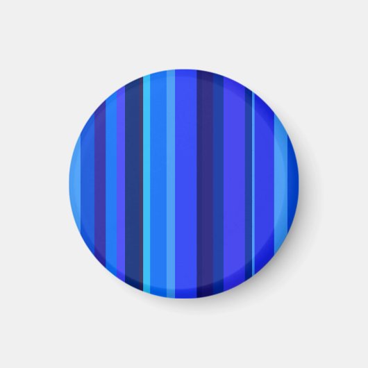 Aimant Bandes verticales bleues (Devant)