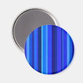 Aimant Bandes verticales bleues (Recto/Verso)