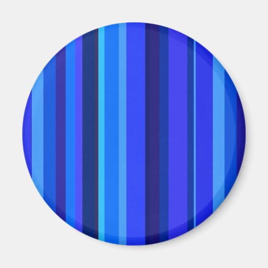 Aimant Bandes verticales bleues (Devant)
