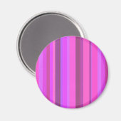 Aimant Bandes verticales roses (Recto/Verso)
