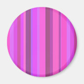 Aimant Bandes verticales roses (Devant)