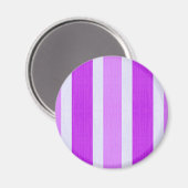 Aimant Bandes violettes et blanches (Recto/Verso)
