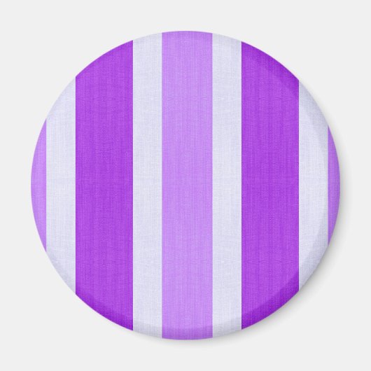 Aimant Bandes violettes et blanches (Devant)
