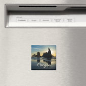 Aimant Bandon Oregon Sea Stations Sunset Photo (In Situ (Lave-vaisselle))