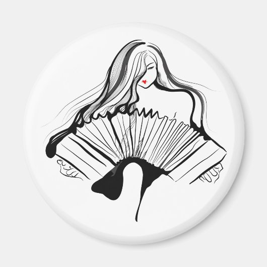 Aimant Bandoneon sensuel (Devant)