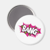 Aimant Bang Pow de dessin Zap (Recto/Verso)