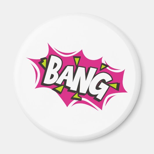 Aimant Bang Pow de dessin Zap (Devant)