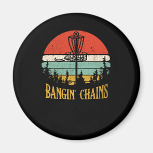 Aimant Bangin Chains Retro Disque Golf Frisbee Sport