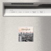 Aimant Bangkok Skyline Sunset Panorama BKK Thaïlande (In Situ (Lave-vaisselle))