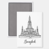 Aimant Bangkok Thailand Wat Arun (Recto/Verso)
