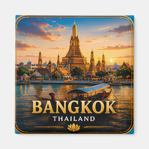 Aimant Bangkok Thaïlande Aventure Capitale Tropicale 🌴