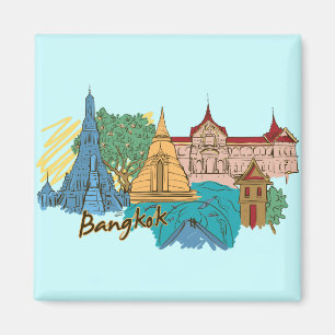 Aimant Bangkok (Thaïlande) Célèbre dans le monde