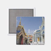 Aimant Bangkok, Thaïlande. Le Grand Palais de Bangkok (Recto/Verso)