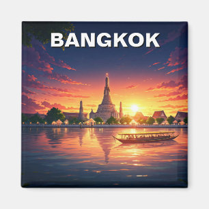 Aimant Bangkok Thaïlande Wat Arun Sunset