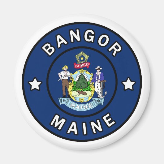 Aimant Bangor Maine (Devant)