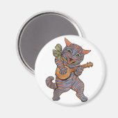 Aimant Banjo Jouer au chat (Recto/Verso)