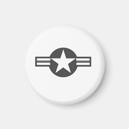 Aimant Bannière d'insigne d'avion de l'USAF de la Seconde (Devant)