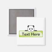 Aimant Bannière Panda (Recto/Verso)