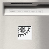 Aimant Bannière Raven Viking (In Situ (Lave-vaisselle))