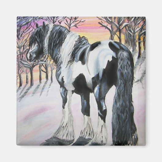 Aimant bannière tzigane (Devant)