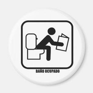 Aimant Baño Ocupado