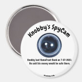 Aimant Banque de Fiducie résidentielle SpyCam de Knobby (Recto/Verso)