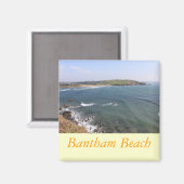 Aimant Bantham Beach de Bigbury, Devon (Recto/Verso)