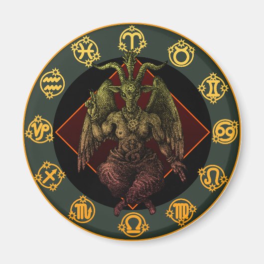 Aimant baphomet3 (Devant)