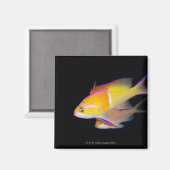 Aimant Bar blanc Anthias (Recto/Verso)